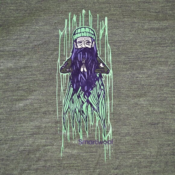 NWOT Smartwool Merino Sport 150 Old Man Winter Long Sleeve Tee - Picture 4 of 9